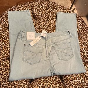 Chico’s 0.5 Platinum cropped denim pants Small 6